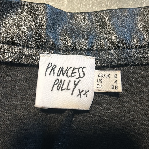 Princess Polly ENCORE PANTS BLACK size 4 - Picture 6 of 7